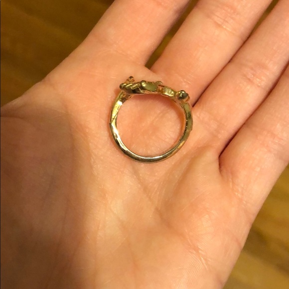 Rose Gold leaf ring - Picture 3 of 3